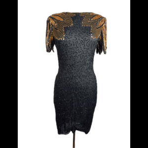 Stenay Dress Size 6 Vintage 80's Statement Piece Cocktail Hour Mini Dress
